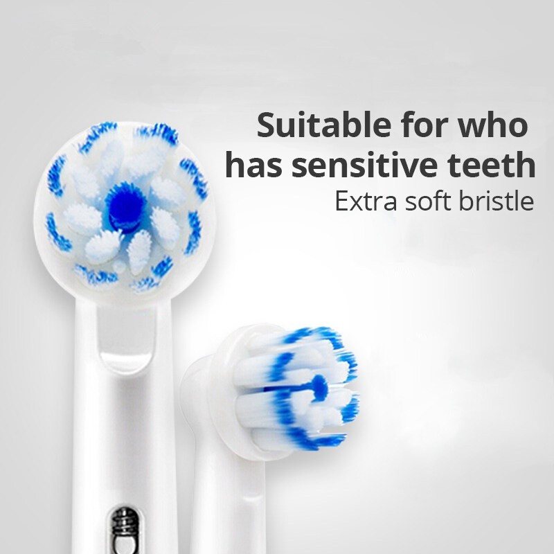 Đầu bàn chải SMILO cho máy Oral-B – kiểu Sensitive Clean, lông mềm