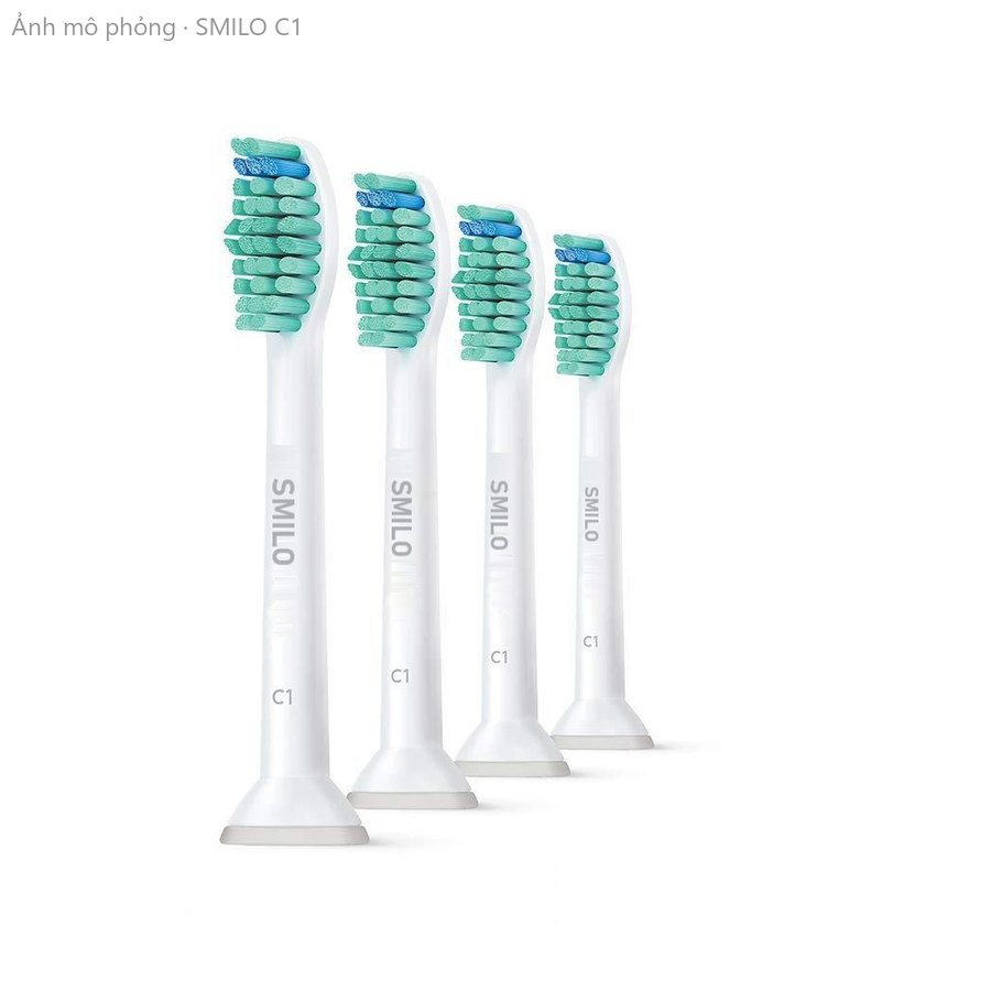 Đầu bàn chải SMILO cho máy Philips Sonicare – kiểu C1, chải cơ bản (ảnh mô phỏng)