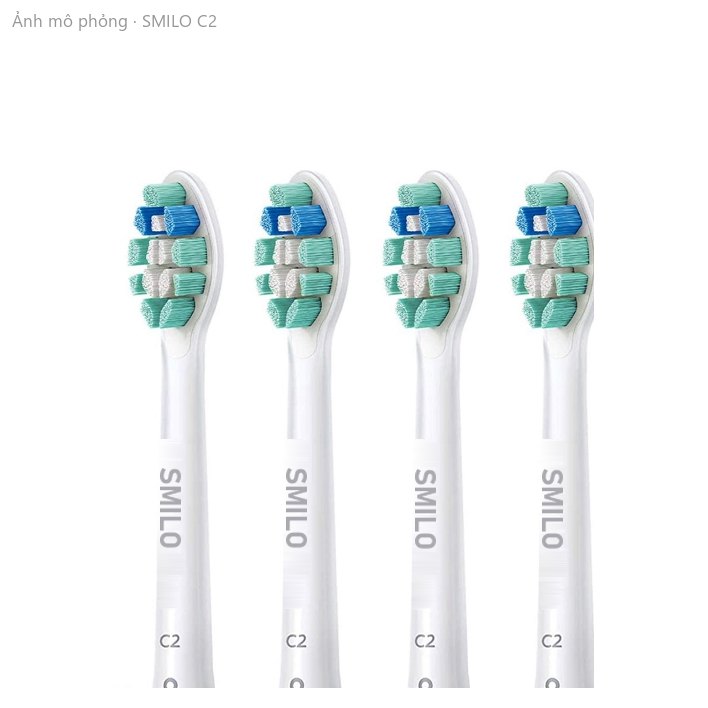 Đầu bàn chải SMILO cho máy Philips Sonicare – kiểu C2, sạch mảng bám viền nướu (ảnh mô phỏng)