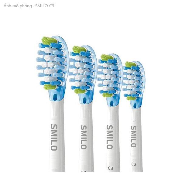 Đầu bàn chải SMILO cho máy Philips Sonicare – kiểu C3, đầu lớn sạch sâu (ảnh mô phỏng)