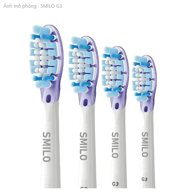Đầu bàn chải SMILO cho máy Philips Sonicare – kiểu G3, chăm sóc nướu toàn diện (ảnh mô phỏng)