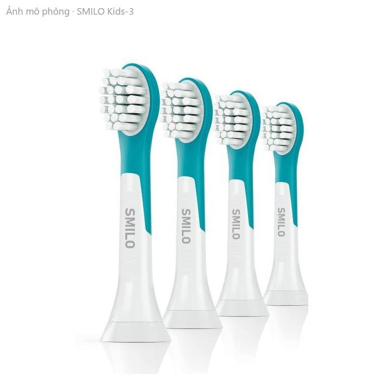 Đầu bàn chải SMILO cho máy Philips Sonicare – kiểu Kids cho bé 3+ và 7+ (ảnh mô phỏng)